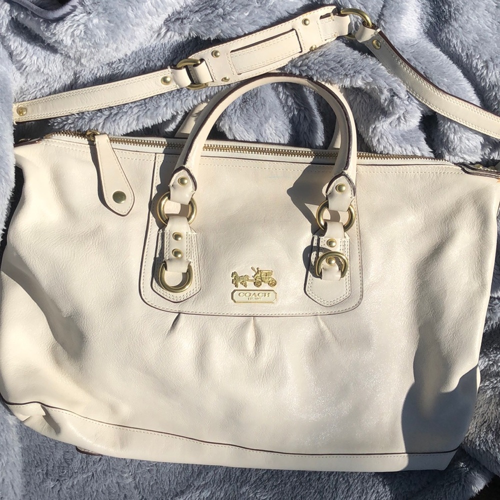 White Coach Bag